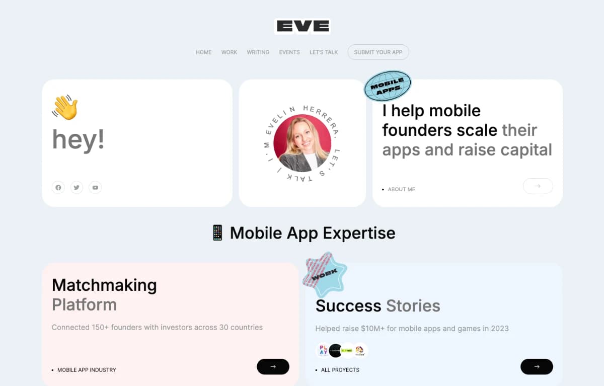 Evelin Herrera — WordPress screenshot