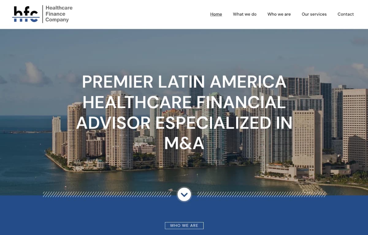 Health Finco — WordPress screenshot