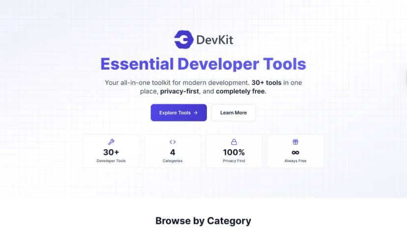 Devkit screenshot