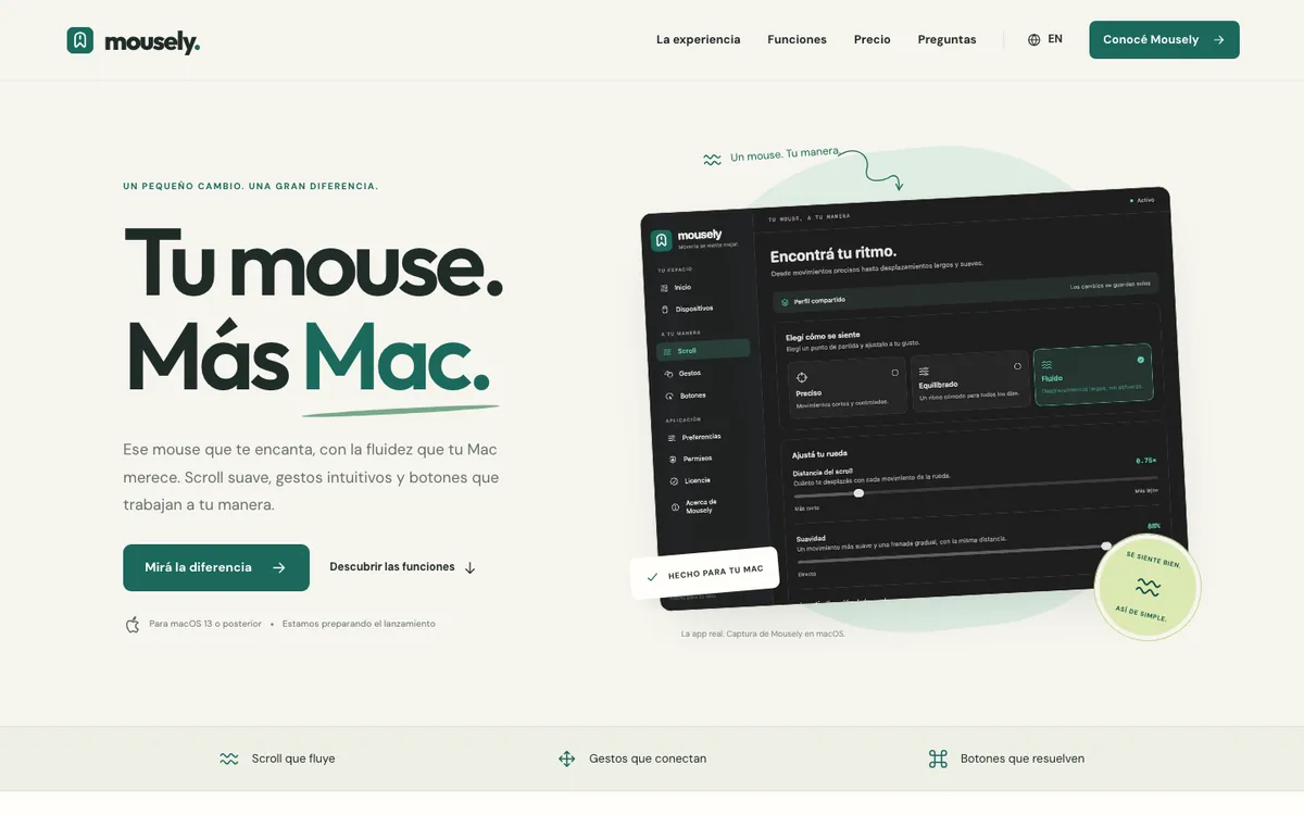 Mousely — Next.js screenshot